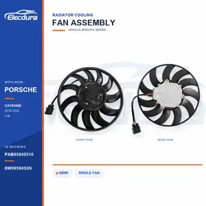 포르쉐 카이엔 600W PAB95945510 대량 공급용 라디에이터 냉각 팬