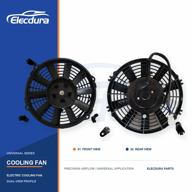 Univerz&aacute;lis Hűtőventil&aacute;tor 9 h&uuml;velykes egyenes penge 120 W-os nagykereskedelmi