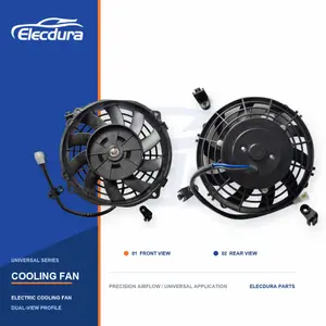 Universal Ventilator de răcire radiator Lamă curbată de 7 inchi 220 W V&acirc;nzare cu ridicata