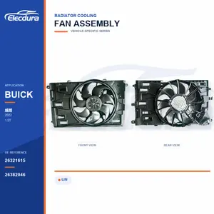 ชุดพัดลมระบายความร้อนหม้อน้ำ สำหรับการจัดหาจำนวนมากของ Buick Verano Pro GS 26321615
