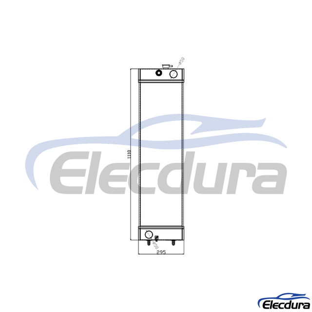 LQ05P00041S001 Kobelco SK260-8 Chladič