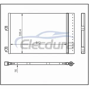 PC3965P Acura ILX 2013-2022 Klimakondensator