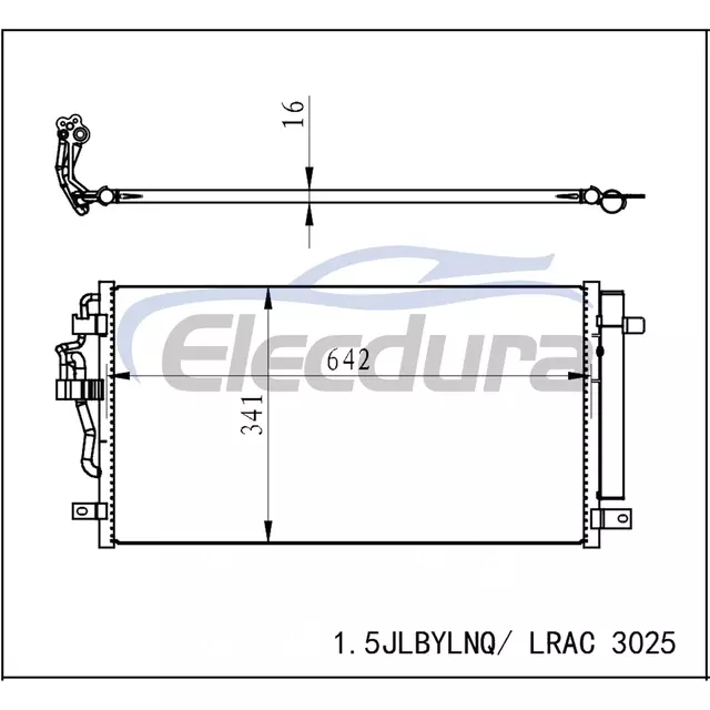 8010054000 Zesp&oacute;ł skraplacza klimatyzacji Geely Coolray 2018+