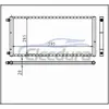 Universal A/C-kondensator 595 &times; 285 &times; 20 mm