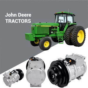 RE55422 Remplacement du compresseur de climatisation John Deere pour la fourniture de pi&egrave;ces d'&eacute;quipement en gros