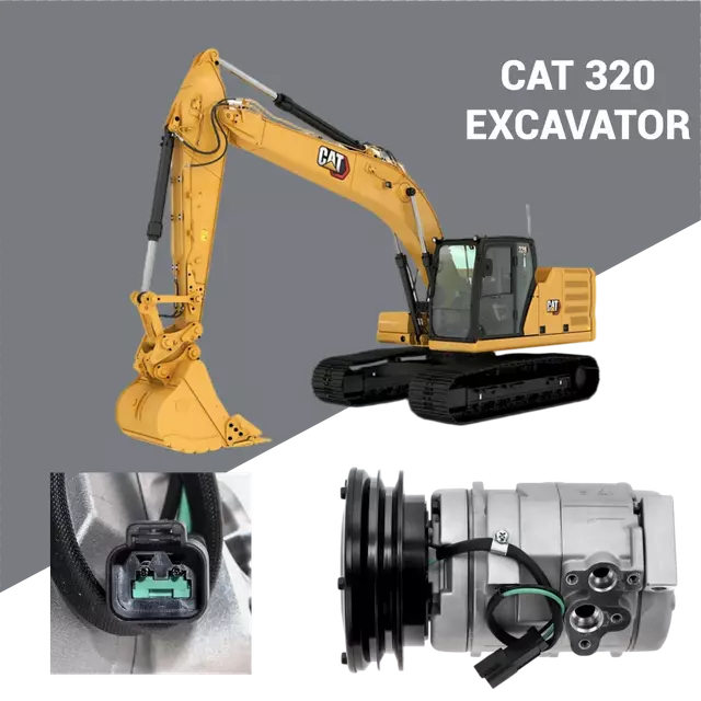 DCP99807 Caterpillar AC Kompres&ouml;r toptan par&ccedil;a temini i&ccedil;in satış sonrası değiştirme