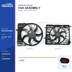 Conjunto del ventilador de refrigeraci&oacute;n del radiador para Mercedes-Benz W223 600W 2239060700 Suministro a granel