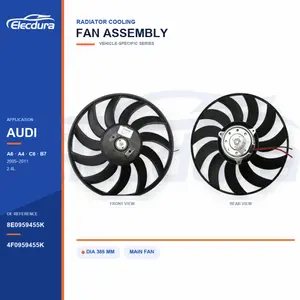 Ανεμιστήρας ψύξης ψυγείου για Audi A6 C6 / A4 8E0959455K Μαζική προμήθεια