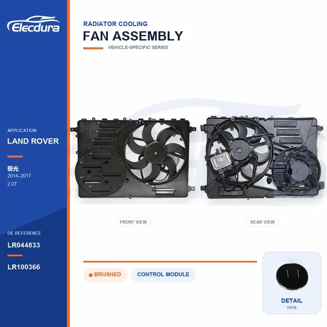 K&uuml;hlerl&uuml;fter-Baugruppe f&uuml;r Land Rover Range Rover Evoque LR044833 Gro&szlig;packung