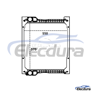 11886549 Volvo BL61 Plus ระบบทำความเย็นเครื่องยนต์ หม้อน้ำ