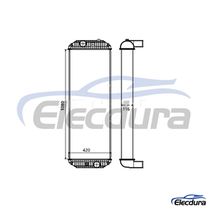 372-8883 CAT E349D2/349D2L Radiateur