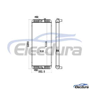 245-9359 CAT E330D/336D Radiateur