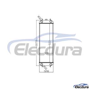 4650352 HIT AC HI ZX200-3 Radiatore