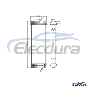11Q4-44021 HYUNDAI R150-9 Radiatore