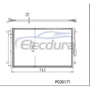 97606S9100 Kia Telluride 2020-2024 Airco Condensor