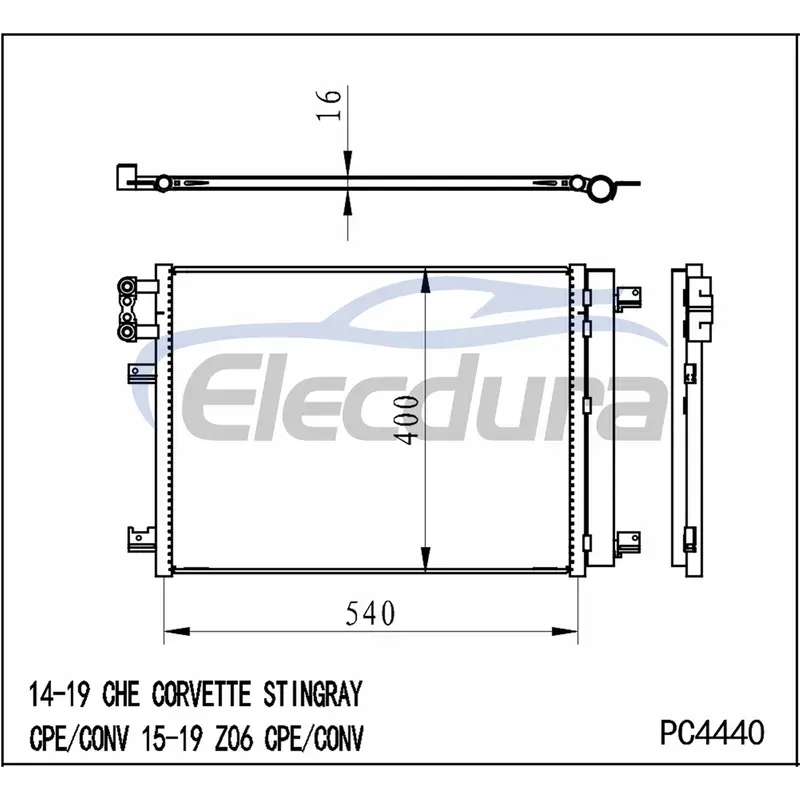 20979403 Chevrolet Corvette Stingray 2014-2019 Kondenz&aacute;tor A/C