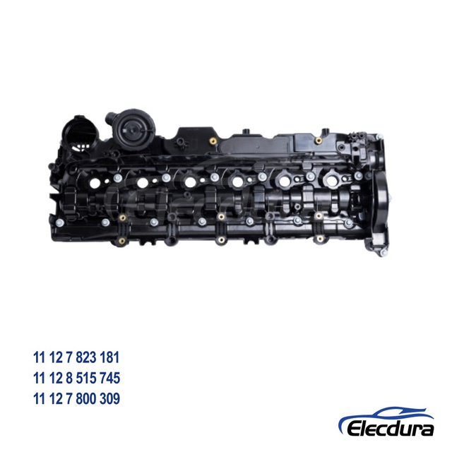 غطاء صمام محرك BMW 11127823181 لمحرك N55 المستخدم في 3 Series F30 و5 Series F10 وX5 F15 لاستبدال OEM لما بعد البيع