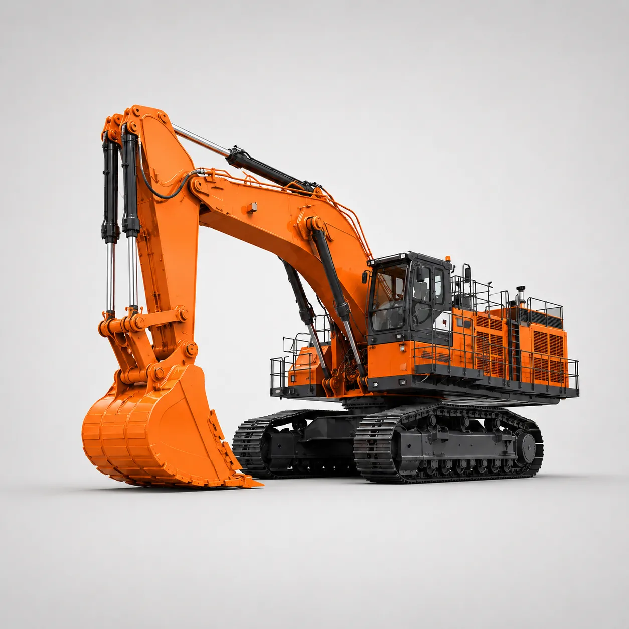 Aplikasi pendingin oli hidrolik Hitachi untuk excavator besar