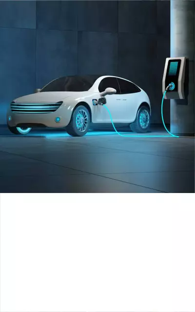 Electric vehicle and hybrid vehicle HVAC system with electric AC compressor