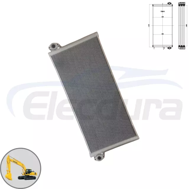 كوماتسو PC400-8 PC450-8 مبرد الزيت الهيدروليكي 208-03-76110 العرض الأساسي لموردي الجملة وموزعي الطلبات بالجملة.