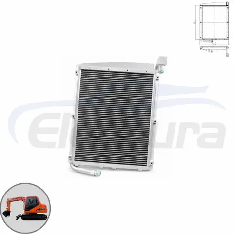 مبرد الزيت الهيدروليكي Doosan DH80 13G52000 مورد بالجملة
