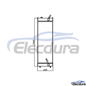 4654972 Hitachi Serbatoio dell'acqua ZX650-3/670-3 Radiatore Nucleo
