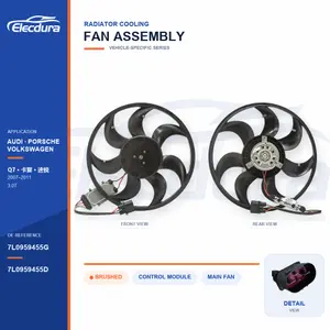 Ανεμιστήρας ψύξης ψυγείου για Audi Q7 / Cayenne 7L0959455G Μαζική προμήθεια