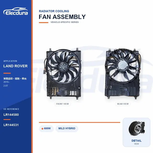 K&uuml;hlerl&uuml;fter-Baugruppe f&uuml;r Land Rover Discovery Sport / Range 600W LR144580 Gro&szlig;packung