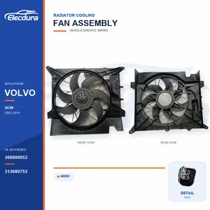Ensemble ventilateur de refroidissement de radiateur pour Volvo XC90 600 W 306800053 Alimentation en vrac