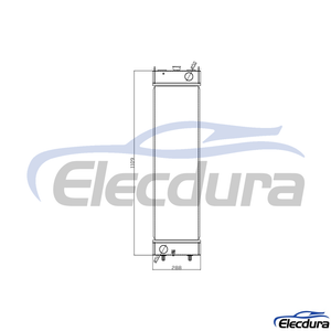 206-03-24120 Komatsu PC240-8M0 Radiateur