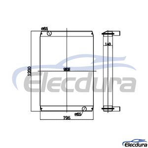 417-5127 KAT 980H Radiateur