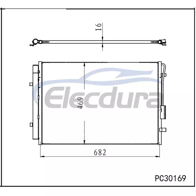 97606S8500 Hyundai Palisade 2020-2021 Συμπυκνωτής A/C