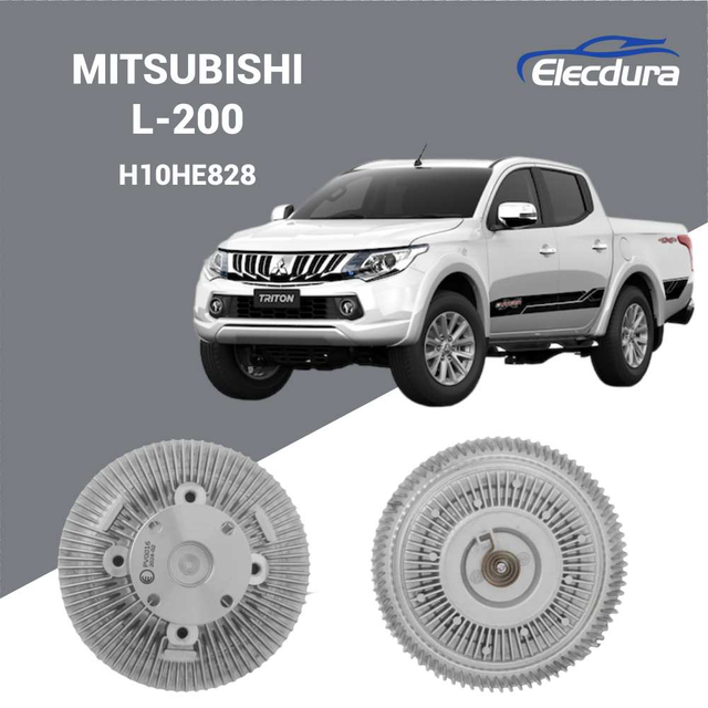 مجموعة قابض مروحة التبريد متوافقة مع موديلات الديزل Mitsubishi L200 وL200 Outdoor 2.5 من 1997 إلى 2011