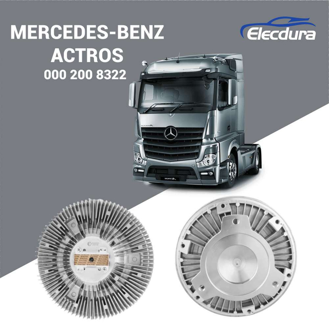 000 200 8322 مجموعة قابض المروحة الميكانيكية الثقيلة للشاحنات اللوجستية Mercedes-Benz Actros 2648 LS و4148AK