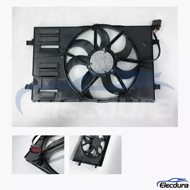 Volkswagen Golf / Golf GTI / Golf R / Alltrack / SportWagen / e-Golf Bezkomut&aacute;torov&aacute; sestava ventil&aacute;toru chladiče...