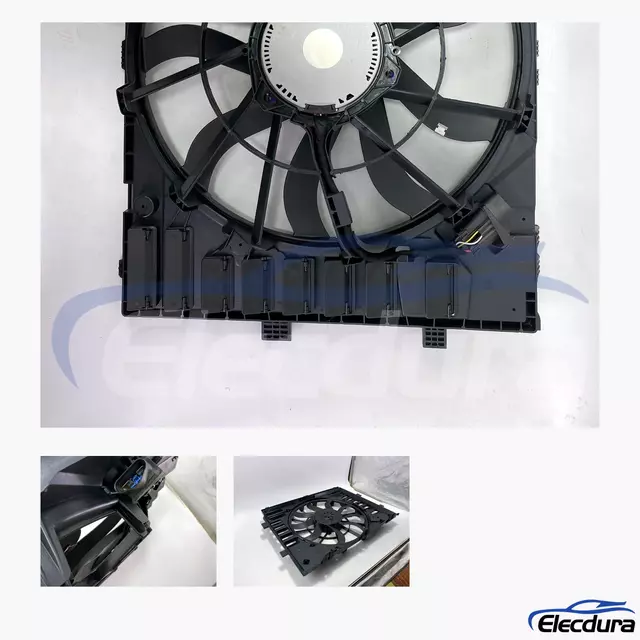 7P0121203H Porsche Engine พัดลมระบายความร้อนมอเตอร์หลังการขายขายส่งทดแทน