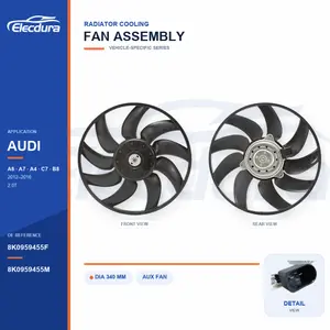 Radiateurkoelventilator voor Audi A6-A7 C7 / A4-A5 8K0959455F bulklevering