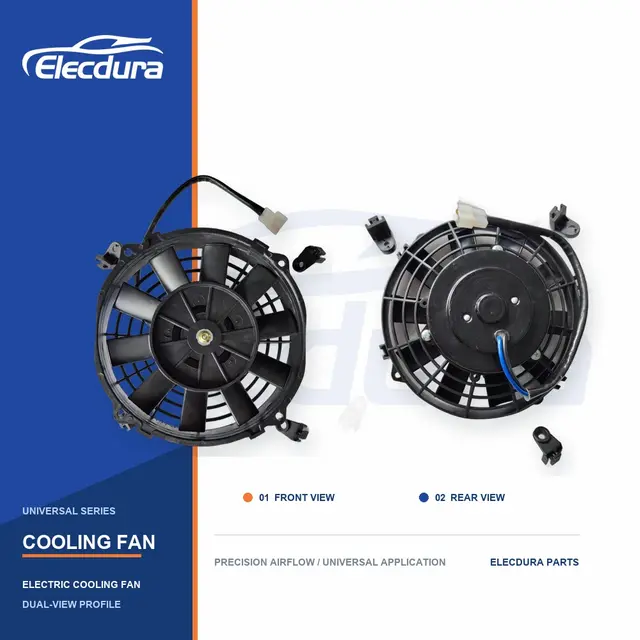 Evrensel Radyat&ouml;r soğutma fanı 7 İn&ccedil; D&uuml;z Bı&ccedil;ak 220W Toptan Satış