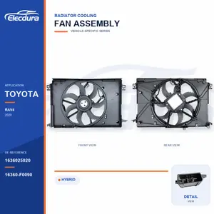 ชุดพัดลมระบายความร้อนหม้อน้ำ สำหรับ Toyota Wildlander / RAV4 1636025020 อุปทานจำนวนมาก