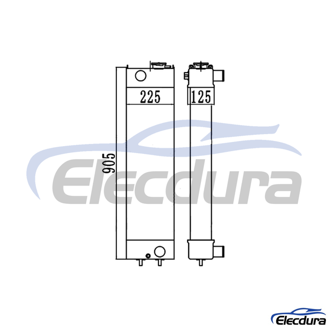 22B-03-13110 KOMATSU PC128-6 Chladič
