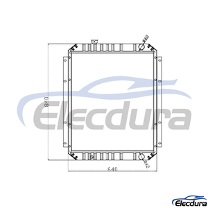 4204914 COLPO AC HI EX200-1 Radiatore