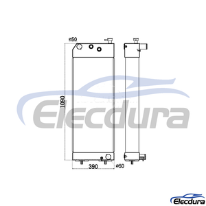 423-4019 Caterpillar E324 Radiateur