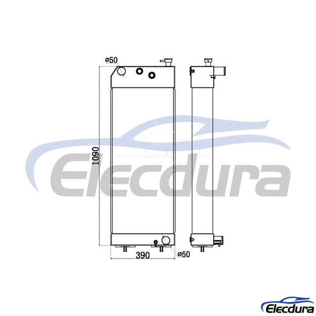 423-4019 Caterpillar E324 Chladič