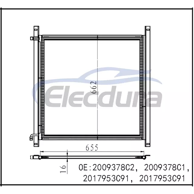 2009378C2 International 9300 Series 1993-1999 Condenseur de climatisation