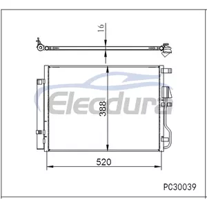 8846024140 Lexus Gs450h 2016-2018 3.5LA/C Skraplacz