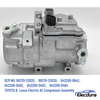 Αντικατάσταση Toyota Camry Hybrid AC compressor 88370-33020, μόνο χονδρική.
