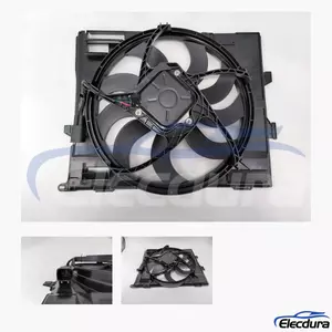 17428625440 Sostituzione all'ingrosso aftermarket del gruppo ventola di raffreddamento del radiatore senza spazzole BMW
