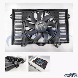 97010606106 Bezkomut&aacute;torov&aacute; sestava chladic&iacute;ho ventil&aacute;toru chladiče Porsche po velkoobchodn&iacute; v&yacute;měně