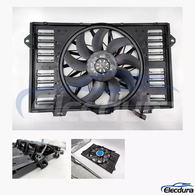 Substitui&ccedil;&atilde;o por atacado do conjunto do ventilador de refrigera&ccedil;&atilde;o do radiador sem escova de 97010606106 Porsche