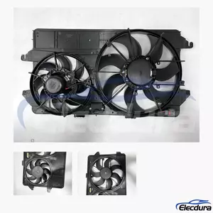 7T168C607NB フォード デュアル ラジエーター冷却ファン アセンブリ アフターマーケット卸売交換